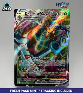 Dhelmise VMAX 010/072 Ultra Rare Pokémon TCG: Shining Fates MINT SHIPPED TODAY - Picture 1 of 2