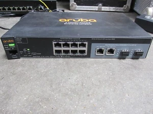 HPE ARUBA 2530-8G (J9777A) 8 port managed network switch - Afbeelding 1 van 3