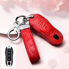 Car Remote Key Case Cover Fob Keychain Ring For Porsche Cayenne Macan Panamera