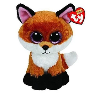 Ty Beanie Boos Stofftier & Plüschtier bunt braun Fuchs Spielzeug Puppe mit Etikett 15 cm - Bild 1 von 1