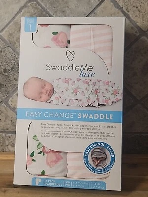 Swaddleme Luxe Easy Change Swaddle New 2 Pack - Image 1 of 3