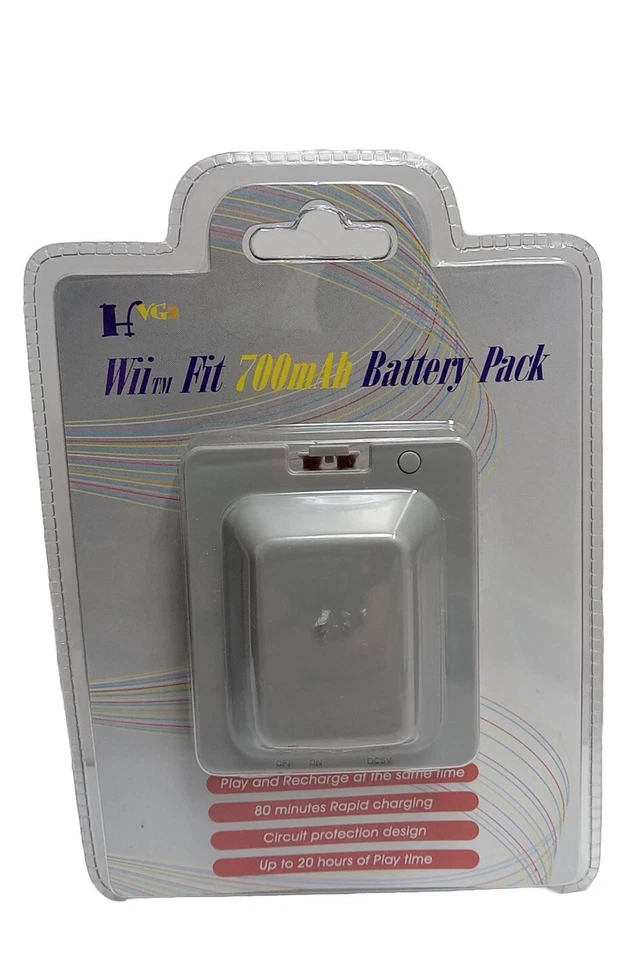 Batería Wii Fit 700mAh HVG2 NUEVA SELLADA Raro Encontrar Foto 1 de 3