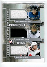 2011-12 ITG Prospect Trios Silver #PT07 Huberdeau/ Markstrom/ Howden 1/1 *#/50