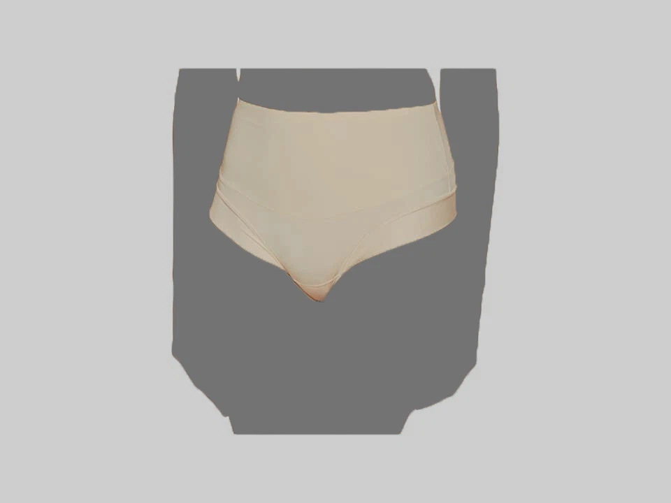 $42 Yummie Mujer Beige Tummie Tamers Lencería Cintura Media Tanga Talla Pequeña Foto 1 de 1