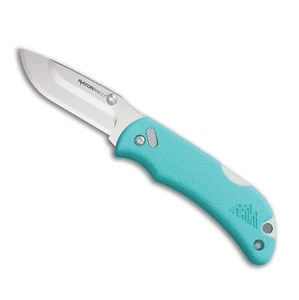 New Outdoor Edge Razor Mini Lockback Teal Folding Poket Knife RMS22-2C - Picture 1 of 8
