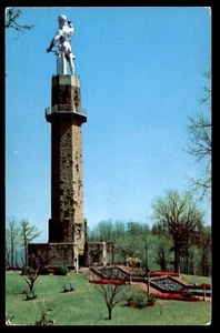 Vtg POSTCARD Vulcan atop of Red Mountain, Burmingham, Alabama UNP - Bild 1 von 2