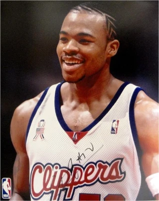 Foto autografiada firmada por Corey Maggette 16x20 retrato de los Clippers de Los Ángeles Foto 1 de 2