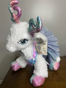 NEW Build A Bear Glisten Reindeer Plush Glitter Iridescent 2017 TAGS - Picture 1 of 5