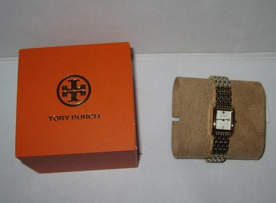 New Tory Burch Women's Eleanor Two-Tone Stainless Steel Bracelet Watch TBW1066 - Image 1 of 4
