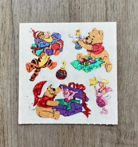 🍯Sandylion Stickerabschnitt- Winnie Pooh Weihnachtlich Prismatisch🍯 - Bild 1 von 1