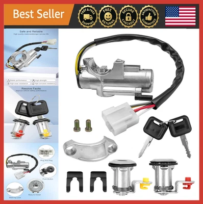 Ignition & Door Lock Kit w/ 2 Keys for Nissan D21 Pickup Pathfinder 1986-1996 - Image 1 of 4