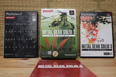 Metal Gear Solid 3 Subsistence Ltd ver Japan Playstation 2 PS2 VG+! - Image 1 of 4