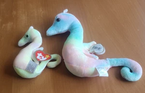TY Beanie Babies - NEON the SEAHORSE - 2001 - ETIQUETA COLGANTE - Mediano - Adolescente - Imagen 1 de 10