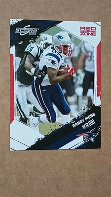 2009-SCORE-RANDY MOSS RED ZONE PARALLEL /100-PATRIOTS - Image 1 of 4