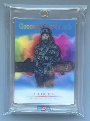 CHLOE KIM 🏂SNOWBOARDING GREAT!!! ✨ROOKIE✨3D LENTICULAR CARD!! - Image 1 of 2
