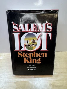Salem's Lot Stephen King Hardcover Dust Jacket 1975 Doubleday BCE MP6Z Gutter - Imagen 1 de 8