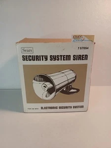 Vintage Sears Horn Siren Home Security System Rare by Kobishi Electric. NOS!! - Picture 1 of 5