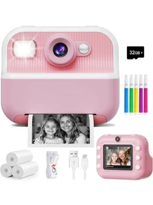 Cámara Instantánea DUDUDRAGON, Frontal Trasera Doble Selfie Niños Cámara con Videos 1080P - Imagen 1 de 9