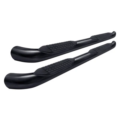 For Chevy Silverado 2500 HD 01-13 5" Cab Length Black Oval Bent End Side Steps - Изображение 1 из 3