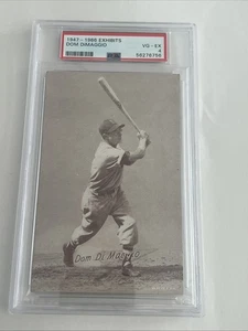 1947-66 MOSTRE CARTA BASEBALL DOMINIC DOM DIMAGGIO RED SOX GRADED PSA 4 POP 17 - Foto 1 di 7