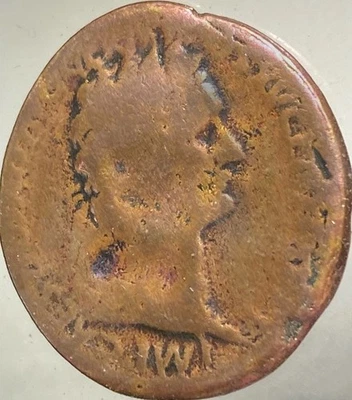 Ancient Roman Empire Coin Emperor Domitian 81-96AD As Genuine Rome - Image 1 of 4
