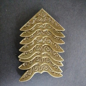 8pcs Bronze Swirl Book Menu Notebook Folder Planner Diary Corner Protector #1 - Picture 1 of 12