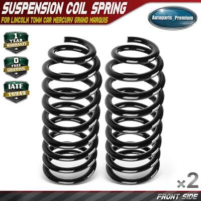 2x Juego de muelles helicoidales delanteros para Ford Crown Victoria Lincoln Town Car 2003-2011 Foto 1 de 4