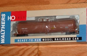 HO WALTHERS 932-7260 UTLX 23,000 GALLON FUNNEL FLOW TANK CAR GULF BROWN TOGX  - Picture 1 of 1