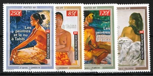 1999 French Polynesia Sc# 764-67 - Nudes of Indigenous Girls. MNH Cv$15.85 - Picture 1 of 1