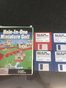 Vintage Hole in One Miniature Golf Disks 1-4 for Macintosh  - Picture 1 of 4