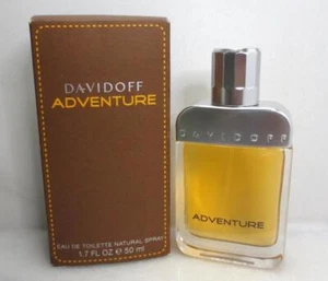 DAVIDOFF ADVENTURE EAU DE TOILETTE NATURAL SPRAY 1.7 OZ - BOXED - Picture 1 of 3