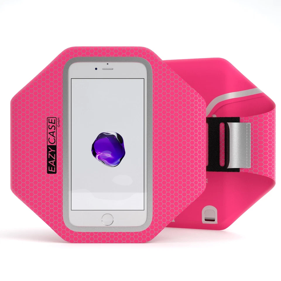 Universal Sport Handy Armtasche Jogging Smartphone Fitness Arm Band Pink - Bild 1 von 1