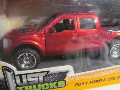 NIB Jada Just Trucks 2011 Ford F-150 SVT Raptor Red 24702 - Image 1 of 4