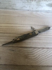 VINTAGE CAMILLUS NEW YORK CLUB/SCOUT BSA POCKET KNIFE FRATERNAL CLUB 1945 ERA - Picture 1 of 6