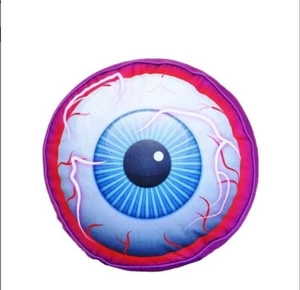 Almohada de ojos de felpa Travis Scott Astroworld 2021 nueva todavía en plástico - Imagen 1 de 3