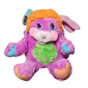PANCAKE RARE 1985 VINTAGE POPPLES PURPLE ORANGE 15" PLUSH POP! no tail pompom - Picture 1 of 8