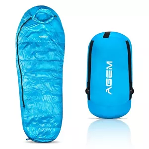 AGEM Daunenschlafsack 3 jahreszeiten Mammut Winter -5-5 Grad Schlafsack Sommer - Bild 1 von 6