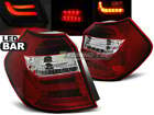 LTI LED Tail Lights for BMW Série 1 E87 E81 04-07 Vermelho Branco Frete Grátis A