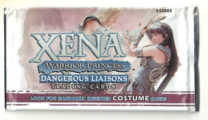 2007 RITTENHOUSE - XENA WARRIOR PRINCESS DANGEROUS LIASONS - EMPTY WRAPPER
