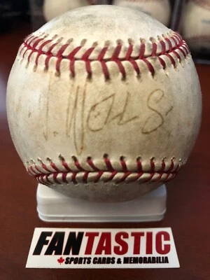 Vernon Wells Sr. Signed ROML Baseball - Sports Artist Autograph - Image 1 of 2