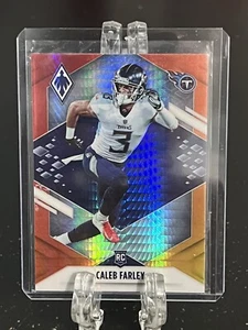 CALEB FARLEY-----2021 PANINI-----PHOENIX-----ROOKIE-----TITANS---FREE SHIPPING - Picture 1 of 2