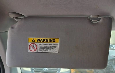 2006-2003 Honda Element Sun Visor Gray Driver Side Cloth OEM Sun Shade Factory - Image 1 of 2