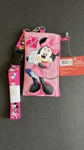 Disney Minnie Mouse ID Holder Lanyard with detachable Coin Purse - Picture 1 of 4