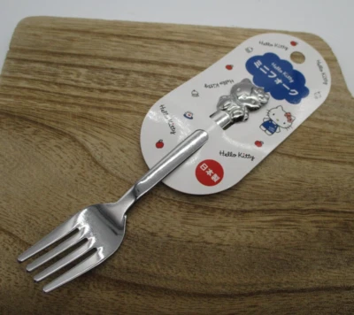 Horquilla Sanrio Hello Kitty Acero Inoxidable 13cm Hecha en JAPÓN Foto 1 de 4