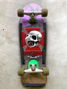 Vintage 80s Powell Peralta Tony Hawk Old Skull Skateboard Deck OG - Picture 1 of 10