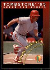 1995 Tombstone Pizza Super-Pro Series Lenny Dykstra Philadelphia Phillies #22
