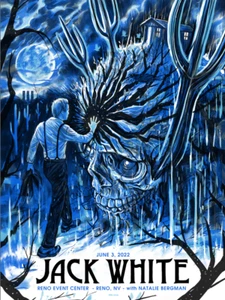 Jack White 2022 Reno Concert Poster 11 X 17 Framed - Picture 1 of 2