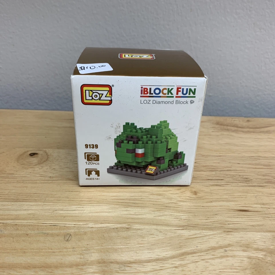 Bulbasaur  POKEMON Mini Building Blocks Loz iBlock Fun New In Box #9139 - Image 1 of 4
