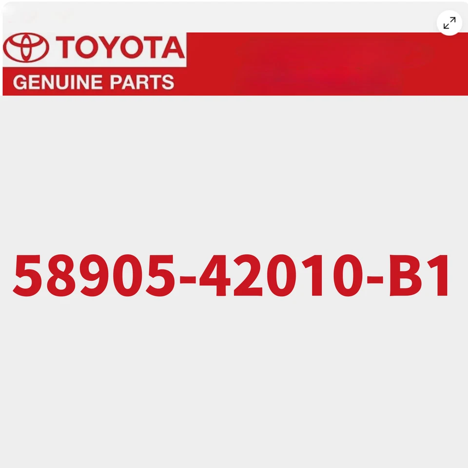 TOYOTA Genuine RAV4 01-05 Center Console Armrest Lid Dark Gray 58905-42010-B1 - Image 1 of 1