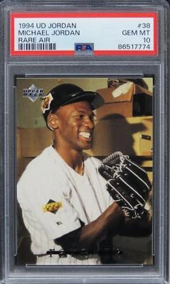 1994 Upper Deck Jordan Michael Jordan RARE AIR HOF #38 PSA 10 GEM MINT - Image 1 of 2